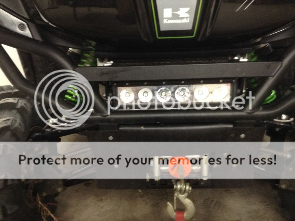 Badlands winch mount plate Kawasaki Teryx Forum