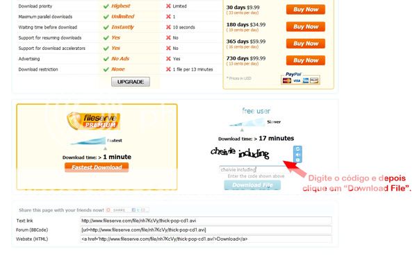 Tutorial Como Baixar Pelo FileServe? 02 Tutorial Como Baixar Pelo FileServe?
